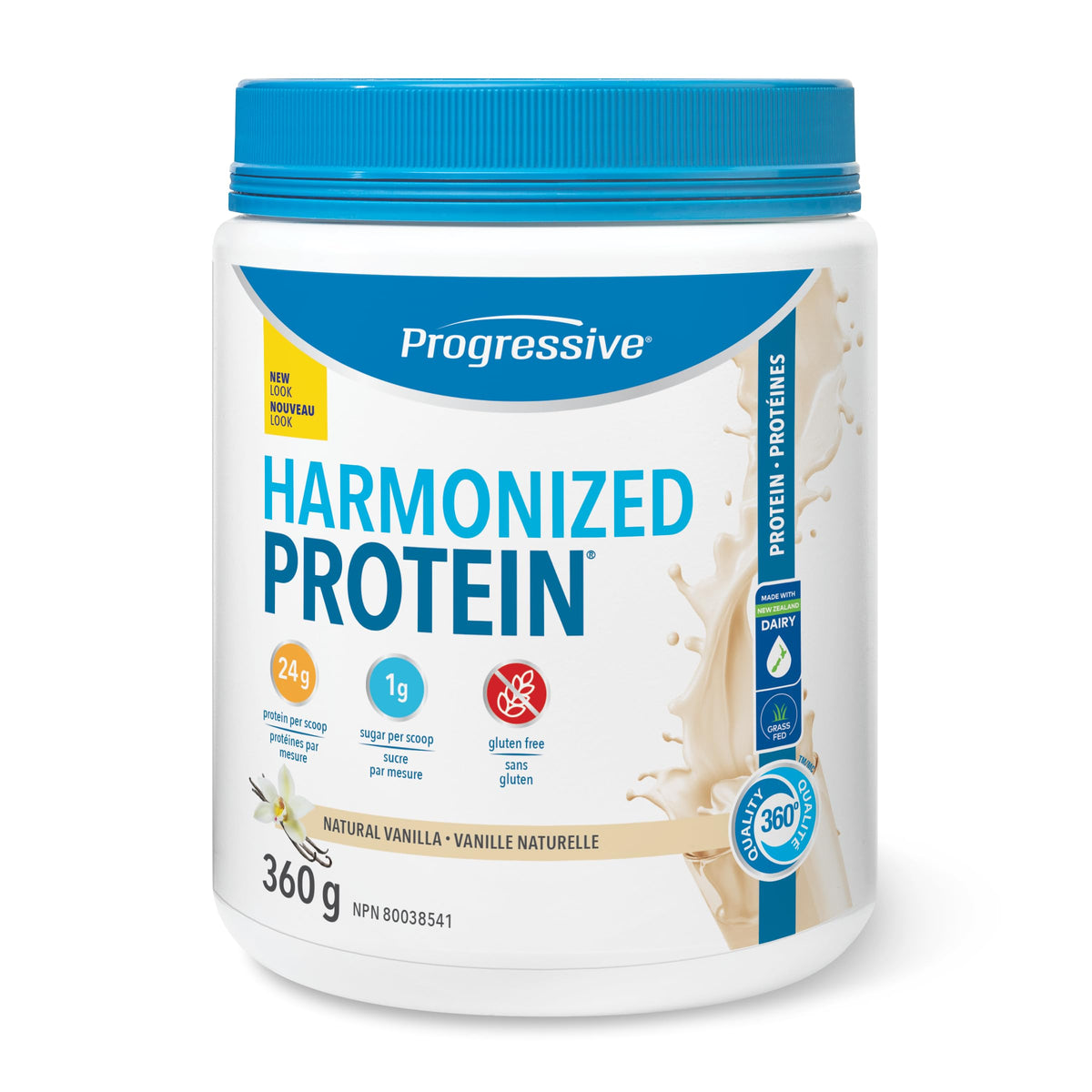 Progressive Harmonized Whey Protein Powder Supplement - Vanilla flavour, 360 g