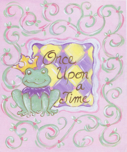 The Kids Room by Stupell Once Upon a Time Frog Prince Rectangel Wall Plaque