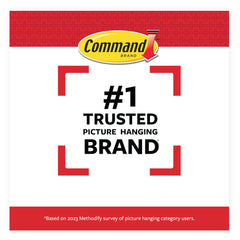 Command 20 Lb XL Heavyweight Picture Hanging Strips, Damage Free Hanging Picture Hangers, No Tools Heavy Duty Wall Hanging Strips for Back to School Dorm Organization, 8 Pairs (16 Strips)