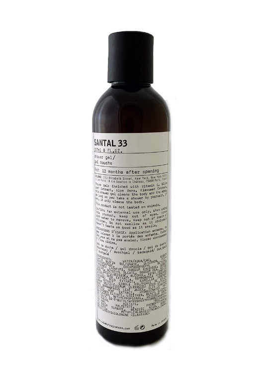 Le Labo Santal 33 For Unisex Shower Gel, 8.0 Ounce