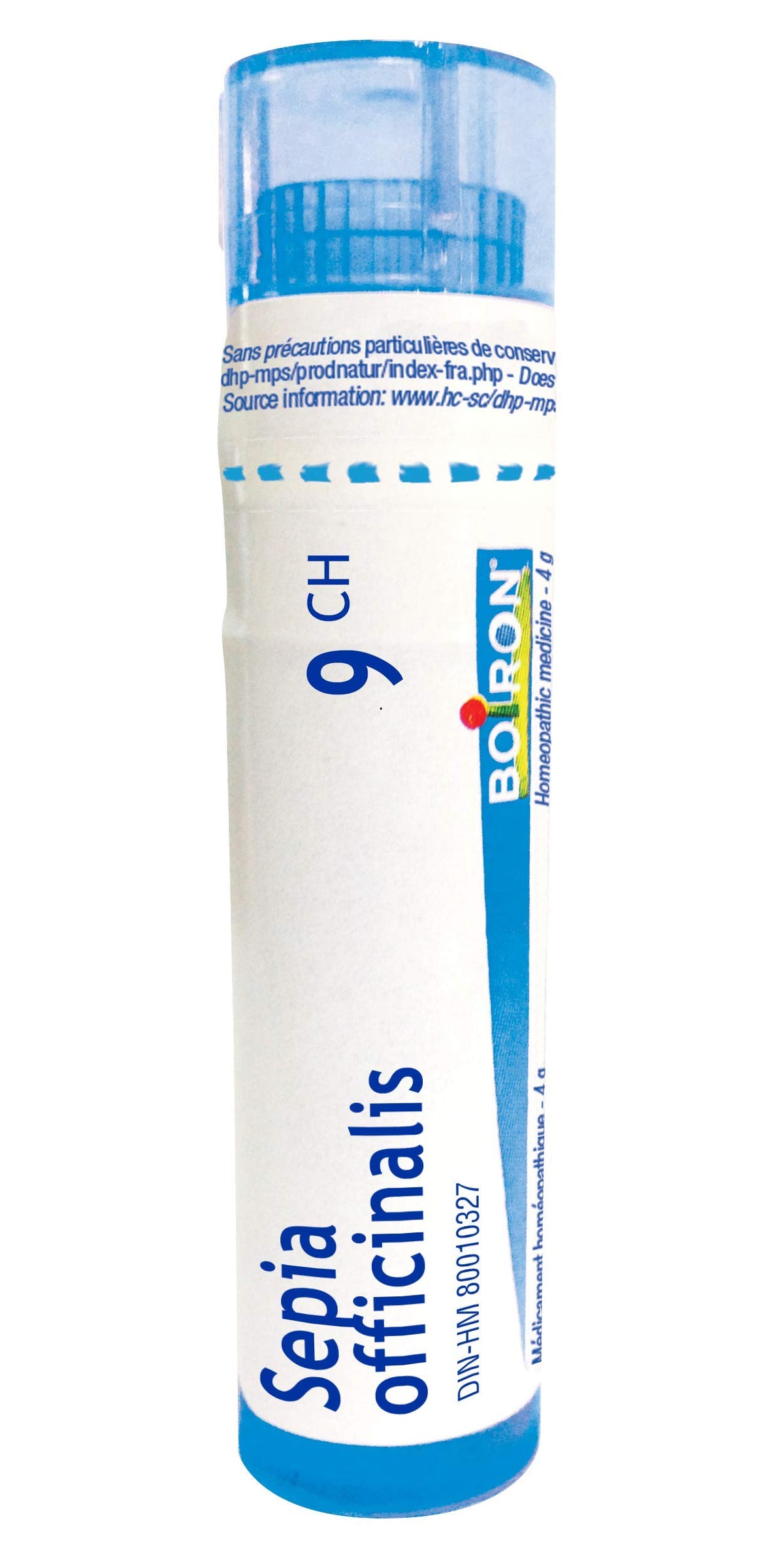 Boiron Sepia officinalis 9ch,Homeopathic medicine. Each tube contains 4 g (approximately 80 pellets)