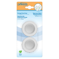 Dr. Brown's 680-P2 Natural Flow Wide Neck Storage Travel Caps Replacement, 2-Pack