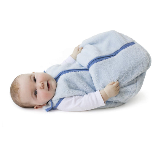 baby deedee Sleep nest Teddy Baby Sleeping Bag Sack for Boys and Girls Infants and Newborns, Soft Blue, Large (18-36 Month), 464