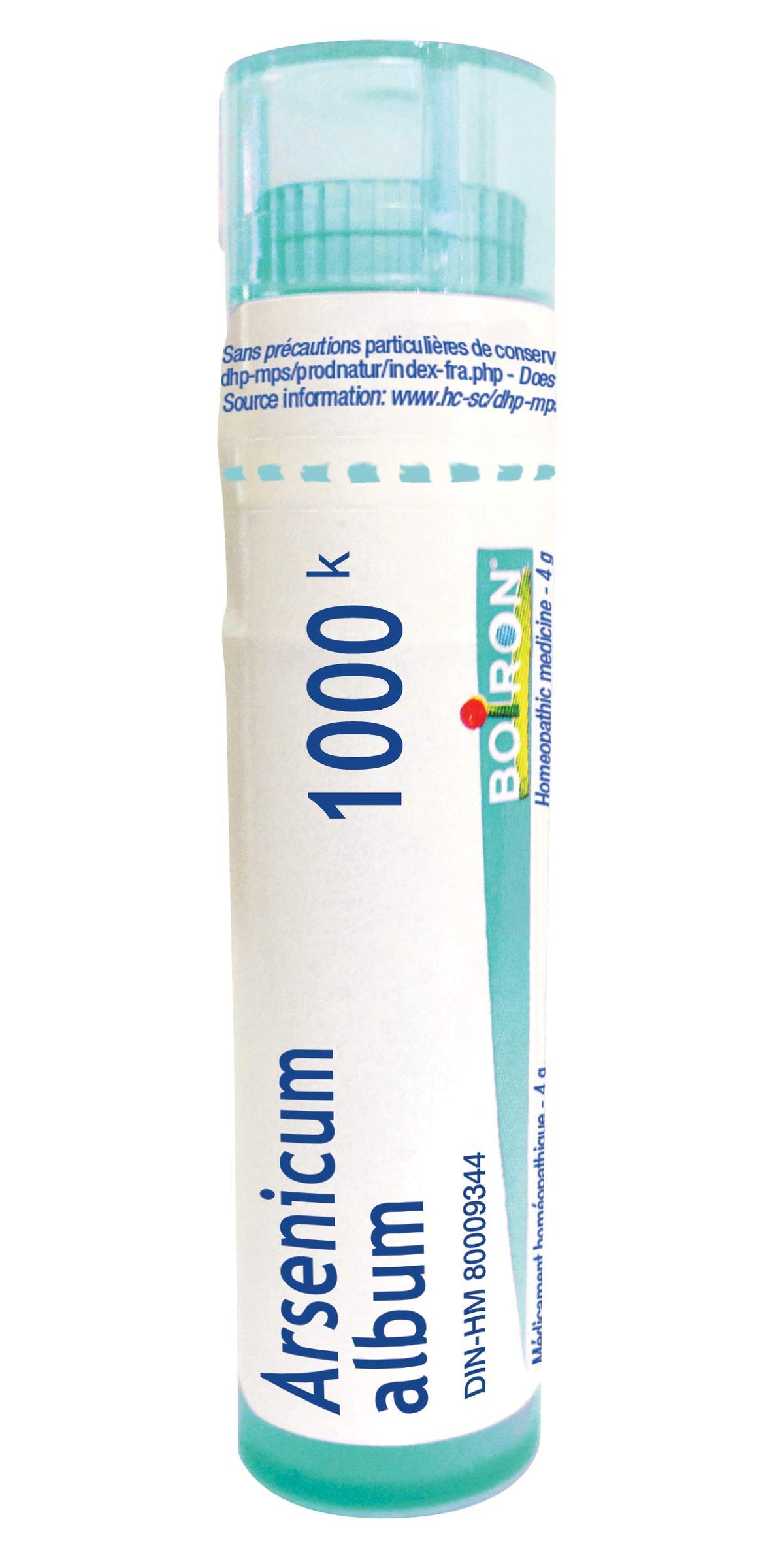Arsenicum album 1m ,Boiron homeopathic medicine, 4g