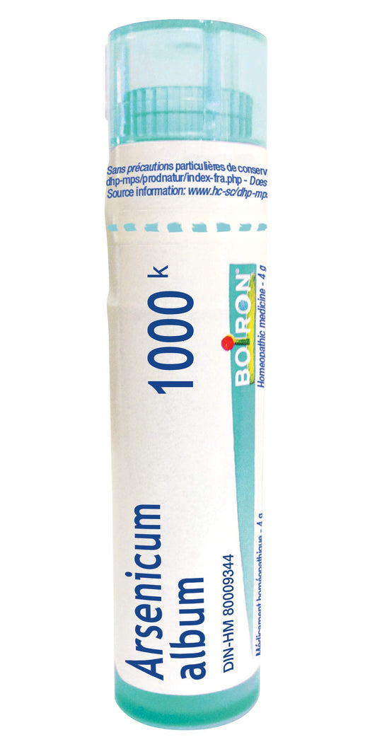 Arsenicum album 1m ,Boiron homeopathic medicine, 4g