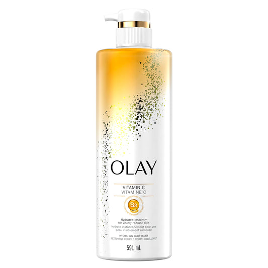 Olay Tone Brightening Body Wash with Vitamin C and BHA Serum Complex, 591 mL
