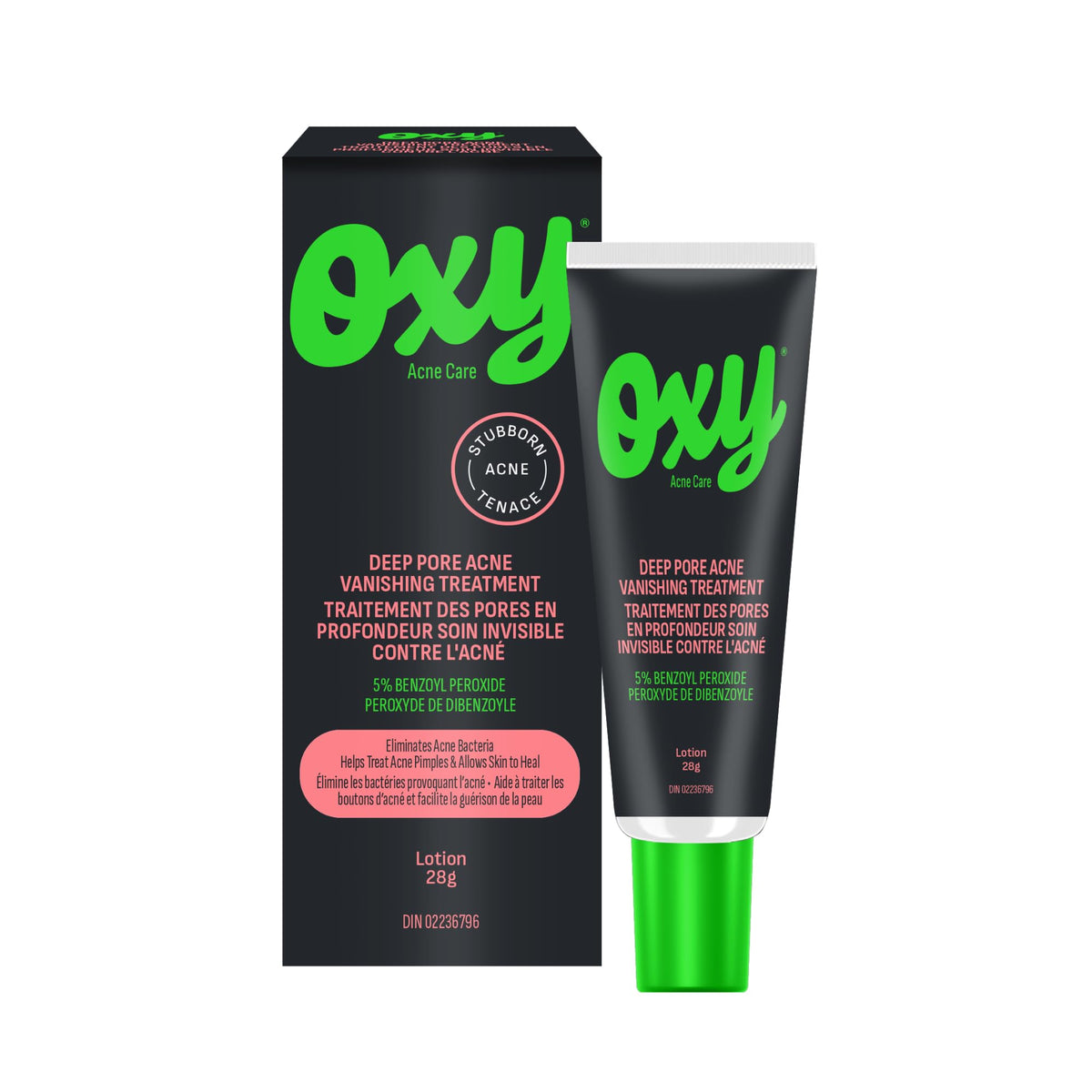 Oxy Deep Pore Acne Vanishing Treatment - 5% Benzoyl Peroxide – Stubborn Acne Control - Helps Treat, and Prevent Breakouts – Allows Skin to Heal - Dermatologist Tested
