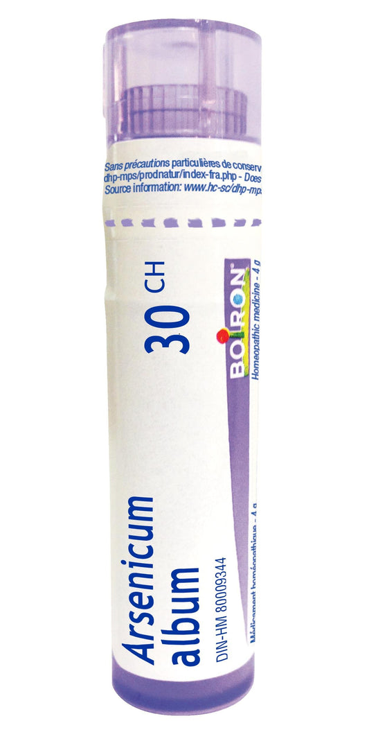 Arsenicum album 30ch,Boiron homeopathic medicine, 4g