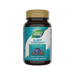 Nature's Way Sleep Tonight Stress Relief Formula – Reduce Stress Symptoms Like Fatigue, Sleeplessness, Inability to Concentrate- Helps Lower Cortisol, C-Reactive Protein Levels – 28 Vegetarian Tablets