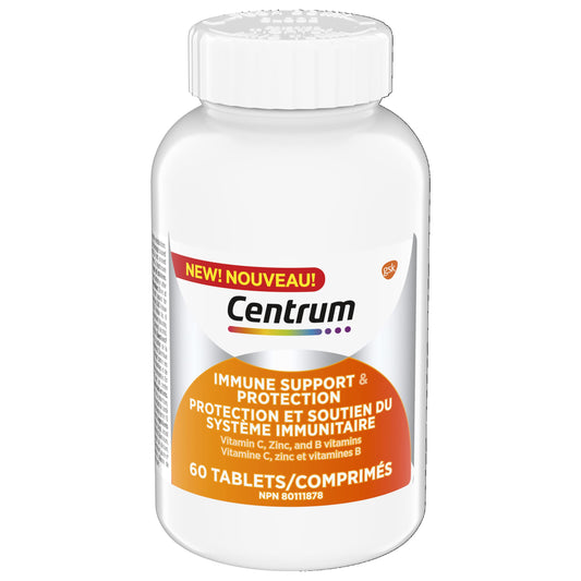 Centrum Immune Support & Protection (Tablets), Gluten-Free and Non-GMO, 60 count