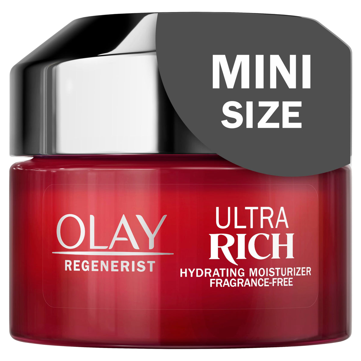 Olay Regenerist Ultra Rich Face Cream, Face Moisturizer with Vitamin B3, Niacinamide, Fragrance-Free, Travel/Trial Size, 15 mL