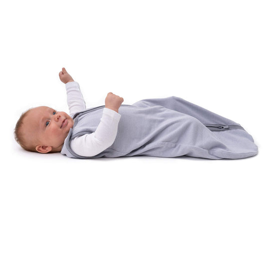 Baby Deedee Wearable Blanket Baby and Toddler Sleeping Sack, Baby Sleeping Bag, Sleep Nest Lite, Gray Stripes, Large (18-36 Months)