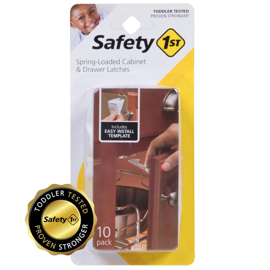 Safety 1st Spring n' Release Latches, 10 Pack