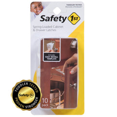 Safety 1st Spring n' Release Latches, 10 Pack