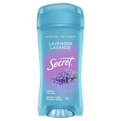 Secret Clear Gel Antiperspirant and Deodorant, Lavender Scent, 73 grams