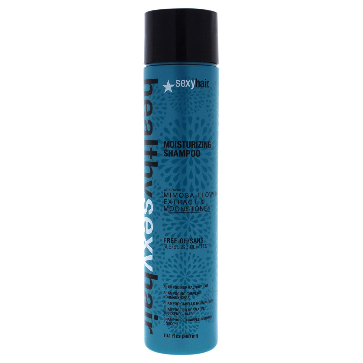 SexyHair Healthy Moisturizing Shampoo, 10.1 Oz | Moisture, Slip, Detangling, and Shine | SLS and SLES Sulfate Free | All Hair Types