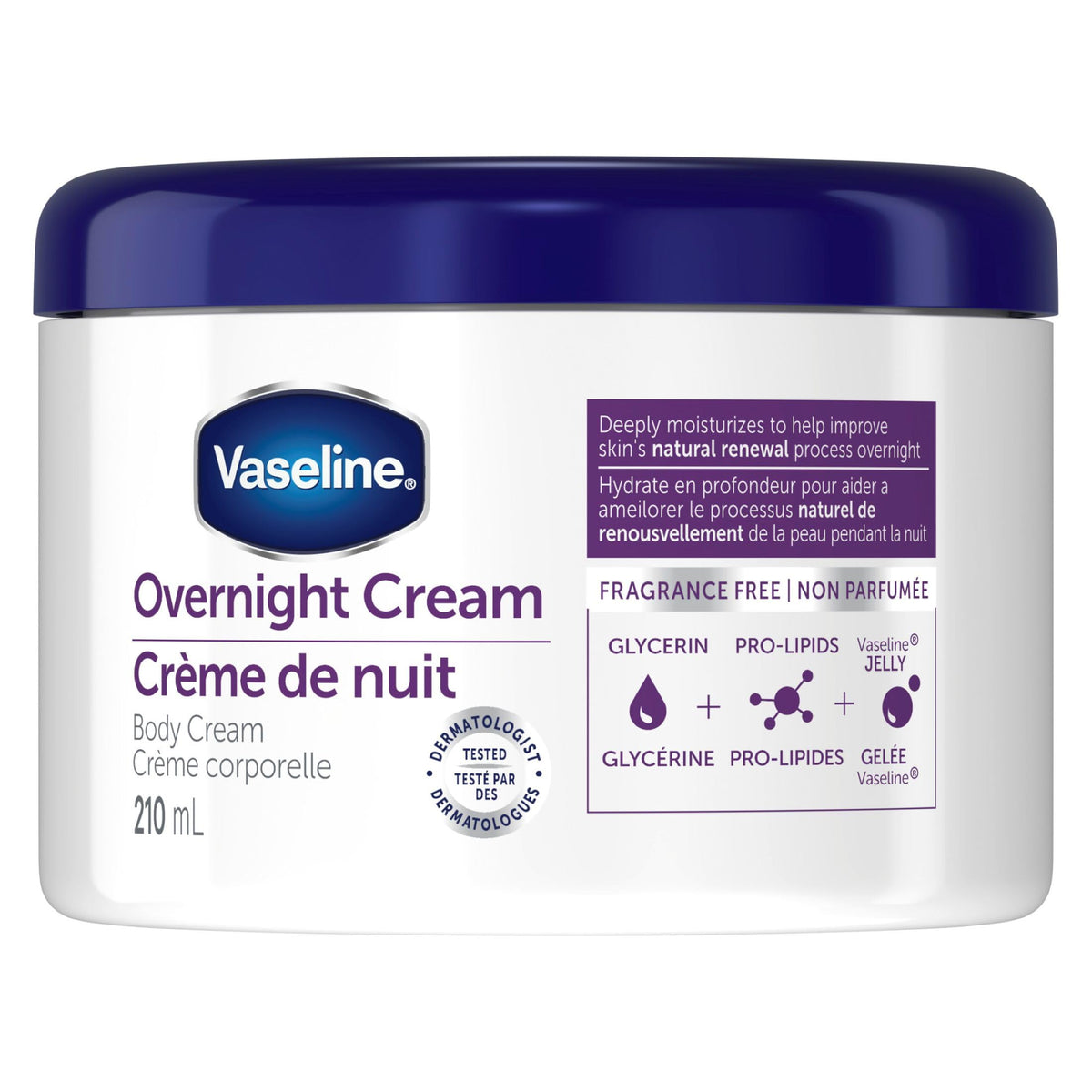 Vaseline Clinical Care Body Cream for Extremely Dry Skin to Help Restore Skin's Moisture, 201g