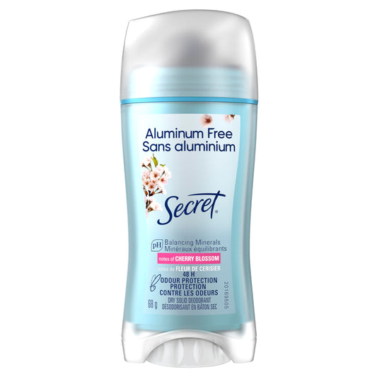 Secret Aluminum Free Deodorant for Women, Cherry Blossom, 68 g