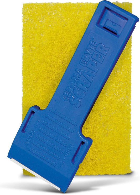 CERAMA Bryte GVI28001, Scraper and Pad Combo, Blue