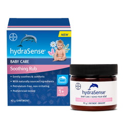 hydraSense Baby Care Soothing Rub – Gently Soothes & Comforts, Petrolatum-free, Non-irritating, Made with Naturally Sourced Ingredients Eucalyptus, Lavender, and Chamomile, Pediatrician Tested. 43g
