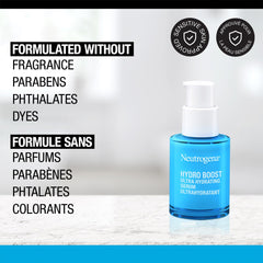 Neutrogena Hydro Boost Ultra Hydrating Serum, Hyaluronic Acid, Amino Acids, Electrolytes, Acne, Dry & Sensitive Skin, 29mL