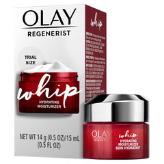 Olay Regenerist Whip Hydrating Face Cream, Face Moisturizer with Vitamin B3, Niacinamide, Trial Size, 15 mL