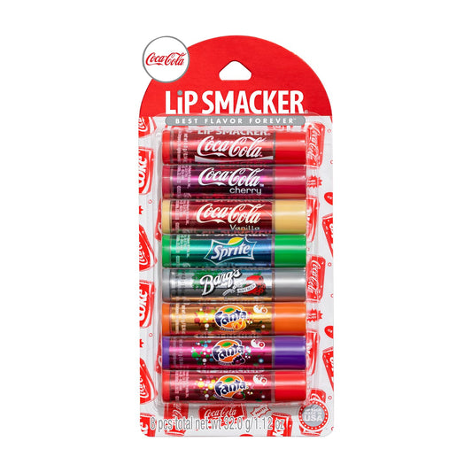 Lip Smacker Coca-Cola Party Pack Lip Glosses, 8 Count, Coca Cola, Variety 1 (SFS Only)