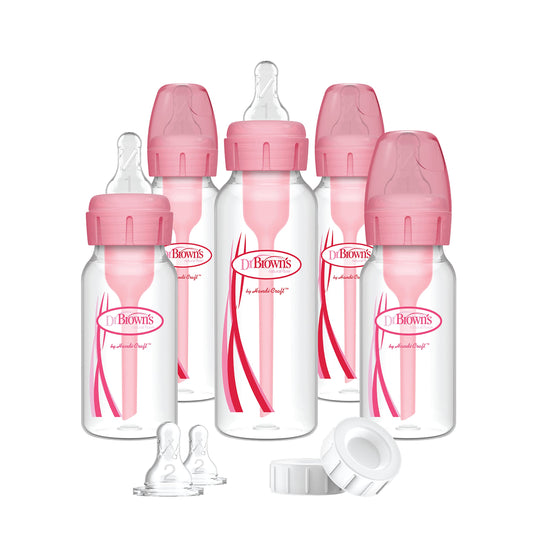Dr. Brown's Options+ Narrow Baby Bottle Gift Set, Pink