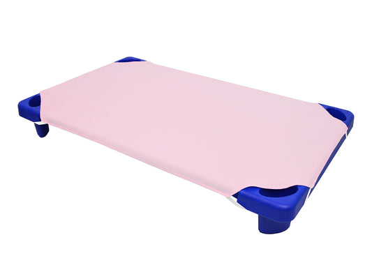 American Baby Company 100% Natural Cotton Percale Toddler Day Care Cot Sheet, Pink, 23 x 40 inch, Soft Breathable, for Girls