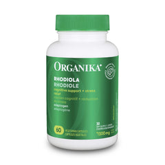 Organika Rhodiola 100mg 6:1 Extract- 3% Rosavins, 1% Salidroside- Adaptogen, Cognition Support, Mental Focus in Response to Stress- 60vcaps
