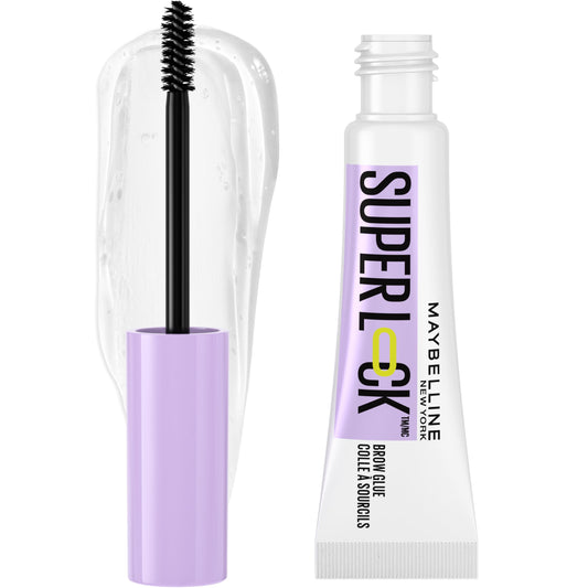Maybelline Superlock Brow Glue, Clear Brow Gel, 24 Hour Wear, Clear, 7 ml