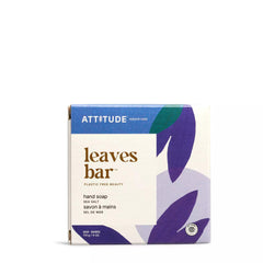 ATTITUDE Soap Bar, Made in Canada, Natural Origin, Nourishing Cleanser for Hands and Body, Repairs and Soothes Dry Skin, Avocado Oil & Shea Butter, Made in Canada, EWG Verified, & Vegan, Sea Salt, 113 g
