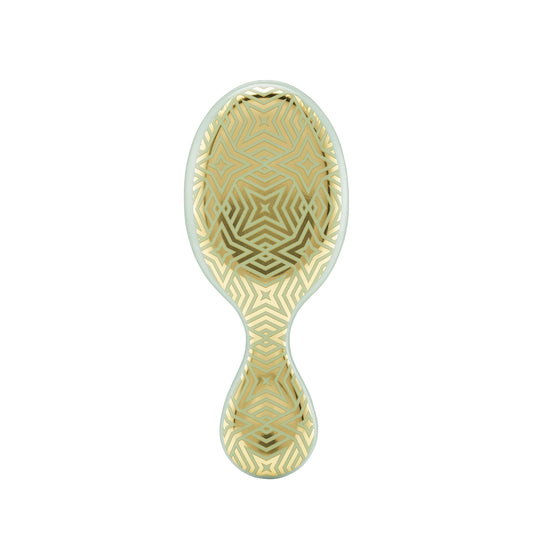 Wet Brush Squirt Detangler Hair Brushes - Jade, Geo - Mini Detangling Brush with Ultra-Soft IntelliFlex Bristles Glide Through Tangles with Ease - Pain-Free Comb for All Hair Types
