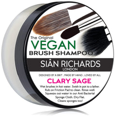 Sian Richards London Vegan Brush Shampoo Clary Sage, 2 Oz