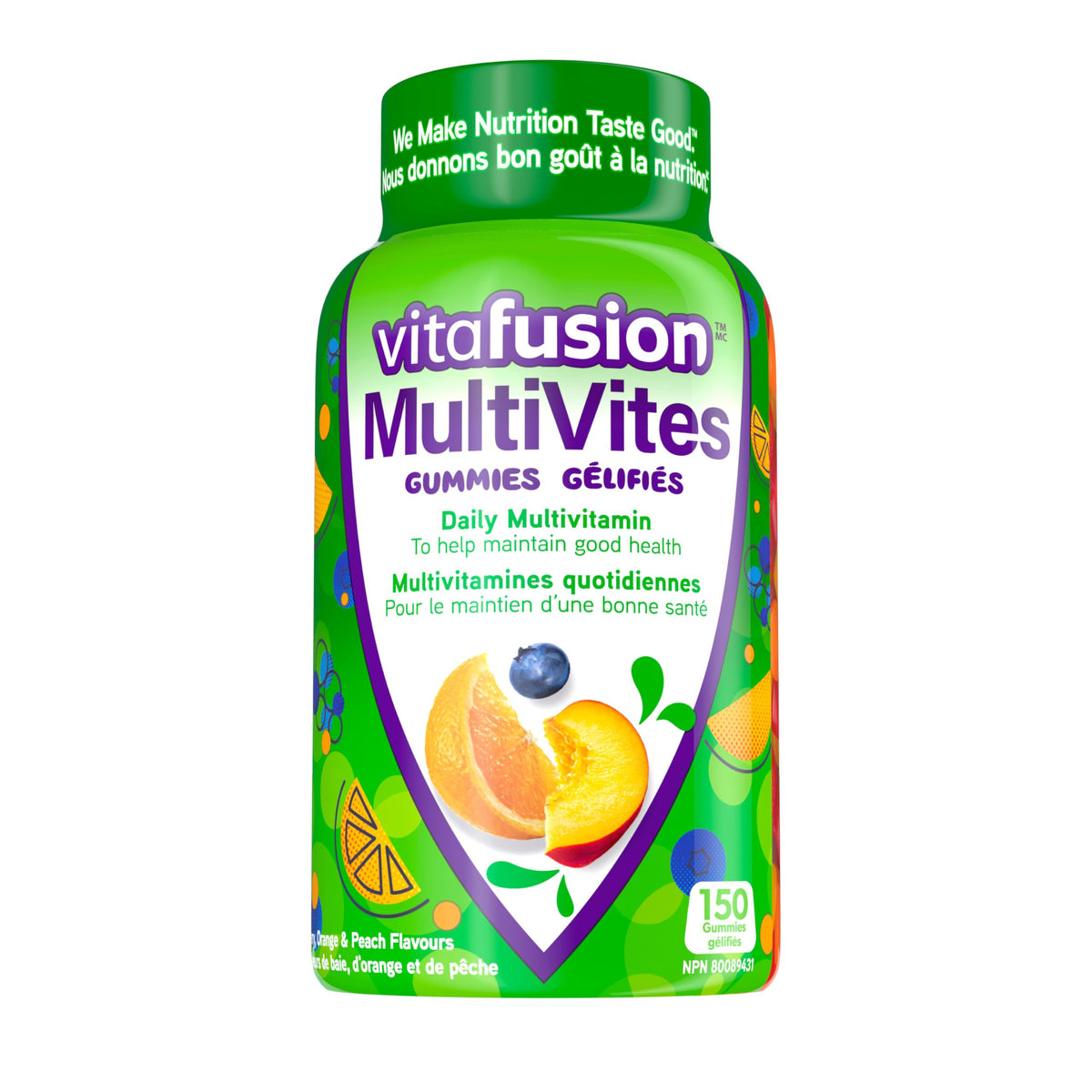 Vitafusion MultiVites Gummies - Daily Multivitamin, Helps Maintain Healthy Eyes & Skin, Metabolism, and Immune Function, 12 Essential Nutrients, 75-Day Supply - 150 Count