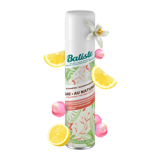 Batiste Dry Shampoo Spray, Bare Scent, Refresh Hair and Absorb Oil Between Washes, Waterless Shampoo for Added Hair Texture and Body, 200-ml