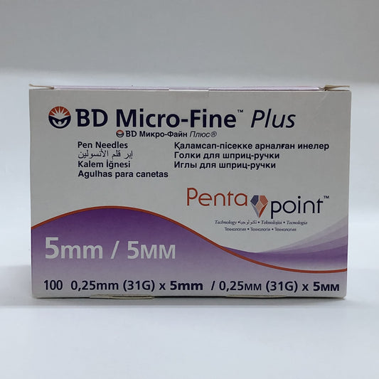 Becton Dickinson BX/100 NEEDLE MINI PEN 31 G 5MM ULTRA- FINE III