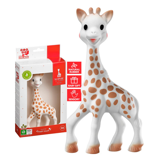 Vulli Sophie The Giraffe Teether, Brown/White