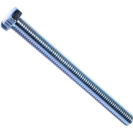 Hard-to-Find Fastener 014973244118 Full Thread Hex Tap Bolts, 5/16-18 x 4, Piece-10, zinc