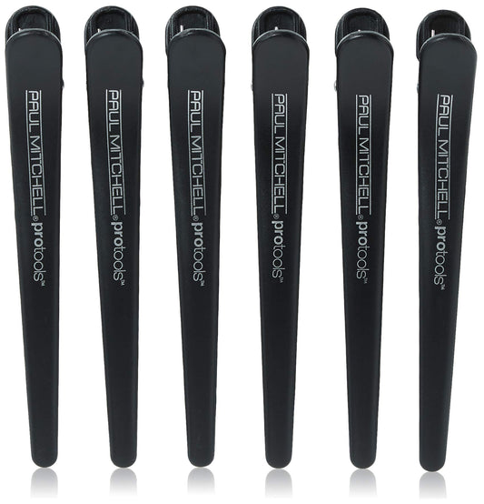 Paul Mitchell Pro Tools Sectioning Hair Clips Set (Set of 6), Slip-Free, No Crease Design, For Hair Styling + Hair Coloring All Hair Types