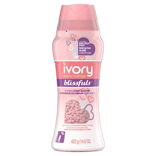 Ivory Snow Blissfuls In-Wash Scent Booster Beads, Baby Fresh - 422 Grams