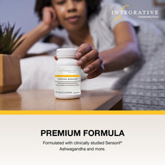 Cortisol Manager - Integrative Therapeutics - Sleep Support Supplement* with Ashwagandha, Magnolia, and L-Theanine - Traditional Ayurvedic Sleed Aid - Vegan - 90 Tablets