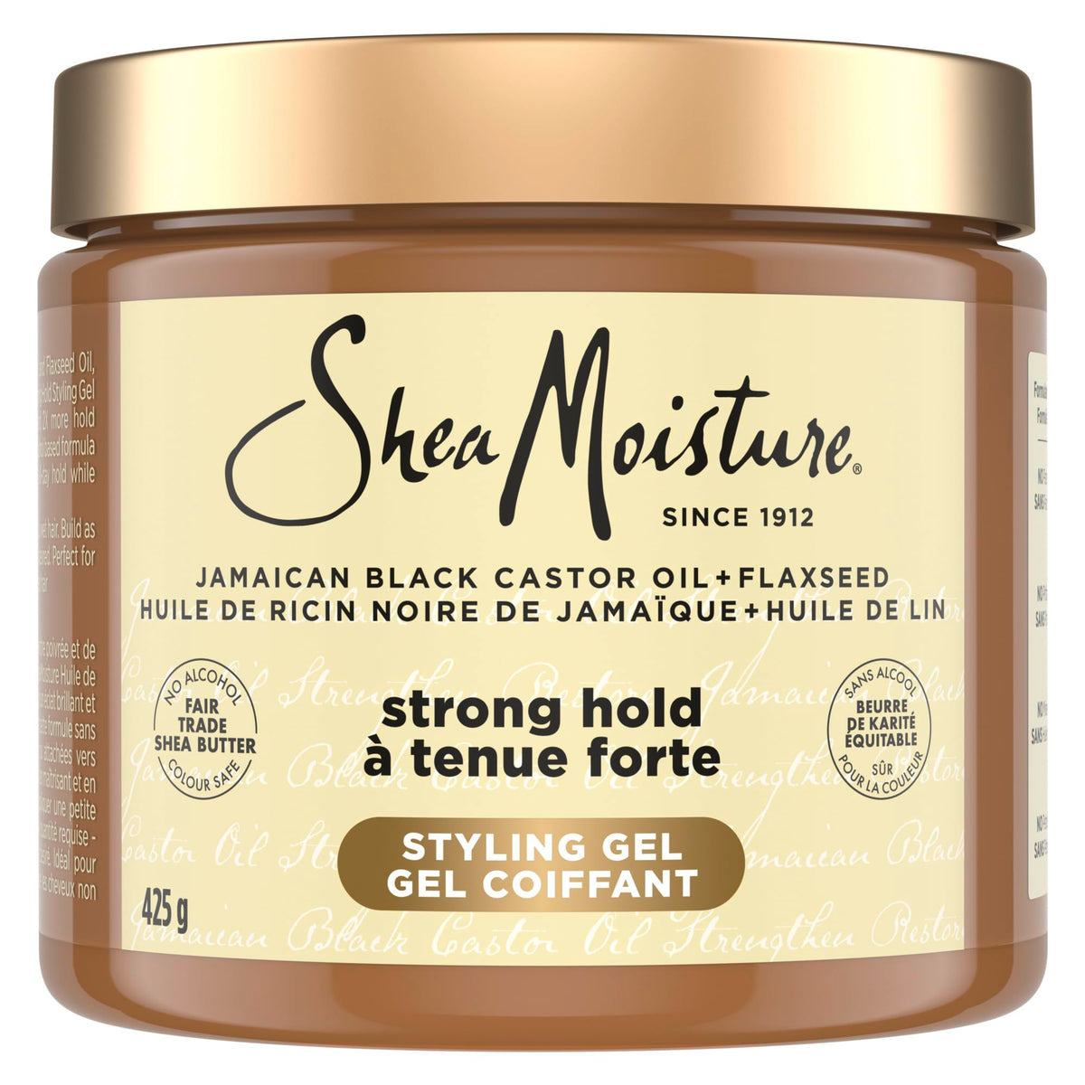 SheaMoisture Jamaican Black Castor Oil Strong Hold Hair Styling Gel With Flaxseed 425 g