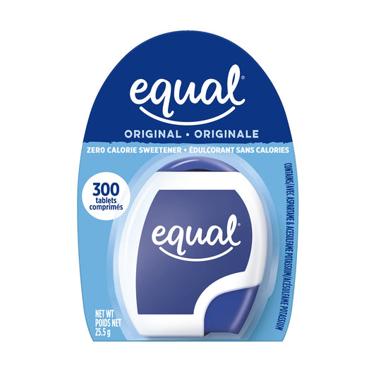 EQUAL 0 Calorie Sweetener Tablets, Sugar Substitute, Zero Calorie Sugar Free Sweetener Tablets, 300-Count