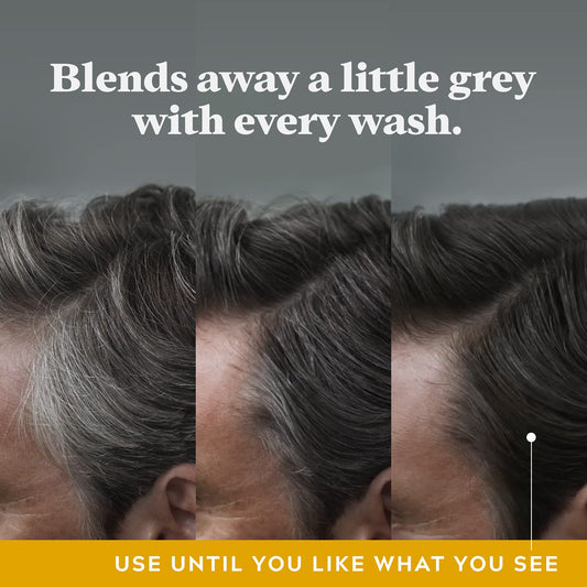 Just For Men Control GX Grey Reducing 2-in-1 Shampoo and Conditioner, Gradual Hair Color for Men, Stronger and Healthier Hair, 118ml - Pack of 1, Packaging May Vary