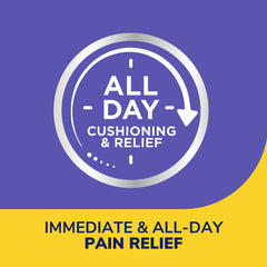Dr. Scholl's BUNION CUSHION with Duragel Technology, 5ct. Cushioning Protection Against Shoe Pressure and Friction That Fits Easily in Any Shoe For Immediate and All-Day Pain Relief