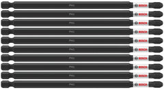 BOSCH ITPH36B 10-Pack 6 in. Phillips #3 Impact Tough Screwdriving Power Bits