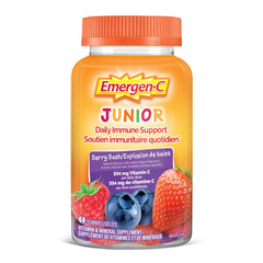 Emergen-C Junior Vitamin C Gummy Supplement, Kid's Vitamins Berry Bash, 44 Gummies