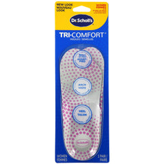 Dr. Scholl's® Tri-Comfort® Insoles, Women (Size 6-11), 1 Pair, 3/4 Length