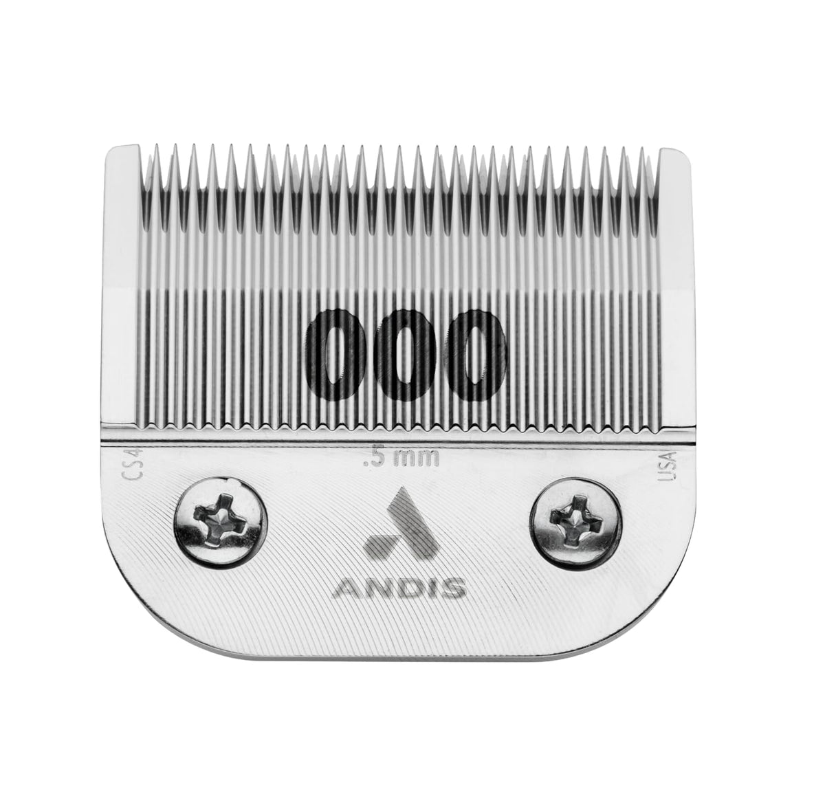 Andis Size 000 Graduation Blade Close Cutting - 1/50" - .5 mm, 1 Count (Pack of 1), 64480